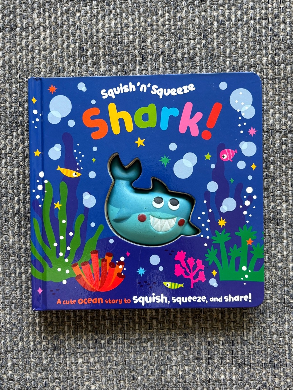 Squish ‘n’ Squeeze Shark! Baby Sensory Board Book